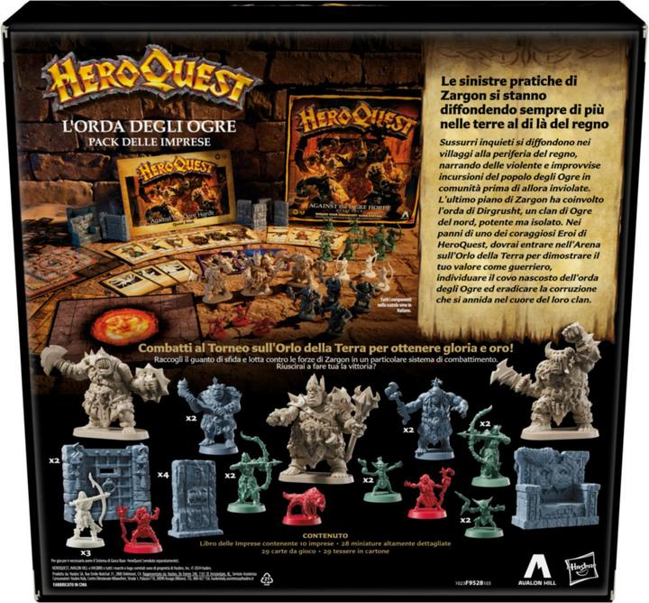 Actual product image Hasbro Heroquest L'Orda Degli Ogre