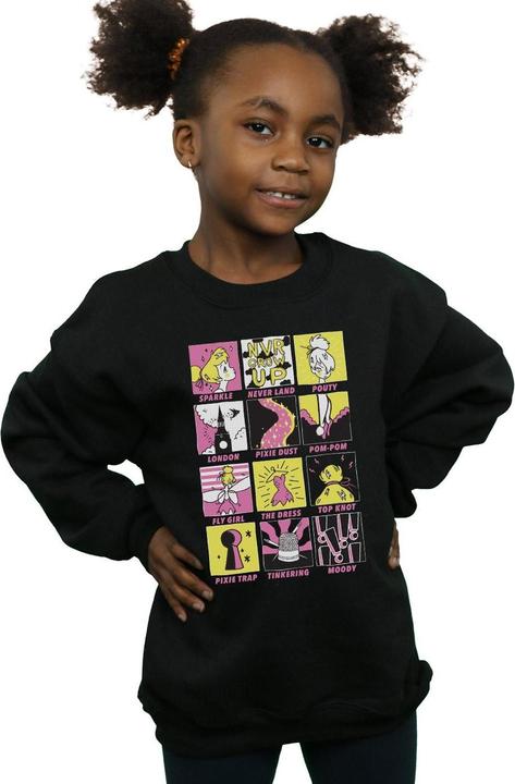 Produktbild Disney Tinkerbell Squares Sweatshirt Mädchen (152, 158)