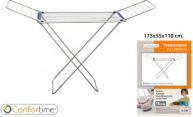 Actual product image Soler Hispania clothes rack 18m aluminum silver / dark blue (18 m)