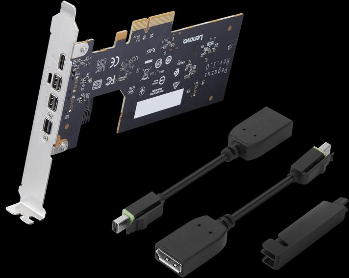 Actual product image Lenovo ThinkStation Thunderbolt 4 PCIe Expansion Card with HP Bracket (PCIe)
