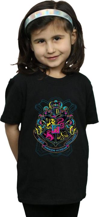 Immagine prodotto Neon Hogwarts Crest Maglietta Ragazze (152, 158)