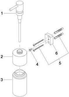 Produktbild Dornbracht Dornb Lotionspender Wandmodell chrom