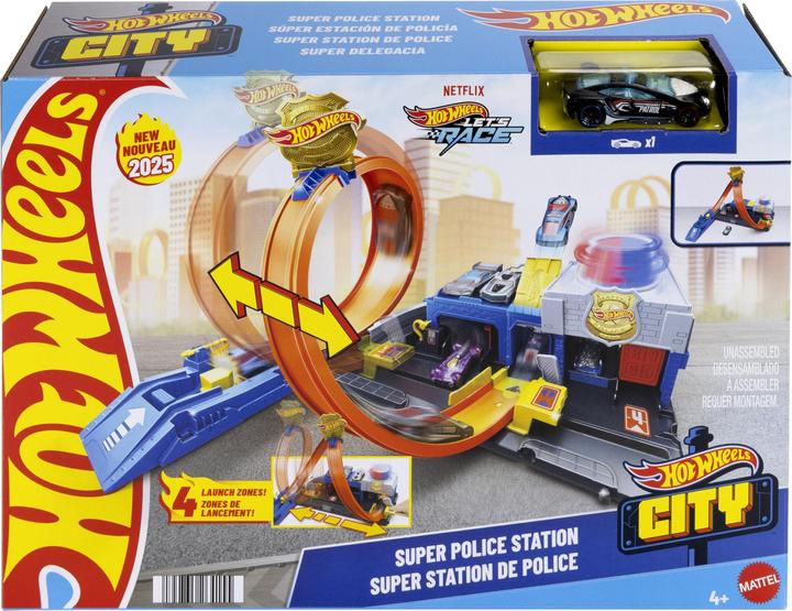 Actual product image Hot Wheels City Super Polizeistation