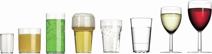 Image du produit Mepal Verres à vin rouge en plastique (30 cl, 2 Verres, Verres à vin rouge)