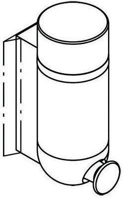 Actual product image Hewi Soap dispenser SERIE 477 filling quantity 500ml matt white coral