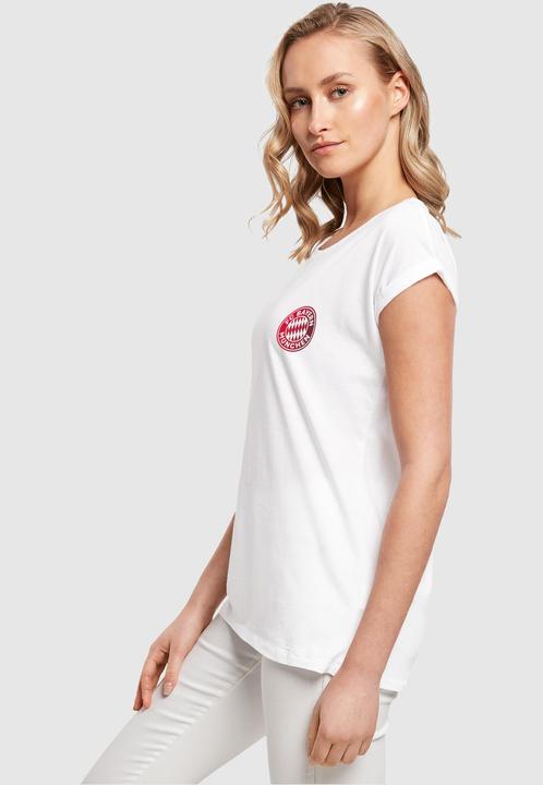 Actual product image FC Bayern München Ladies Mia San Mia V GR Extended Shoulder Tee - 115543 (5XL)
