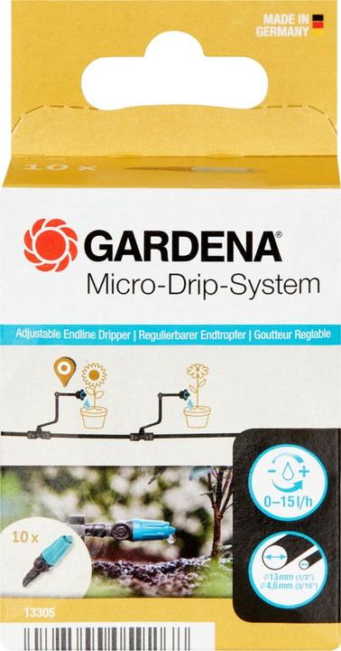 Produktbild Gardena Micro-Drip-System (10x) (Tropfbewässerung Tropfer)