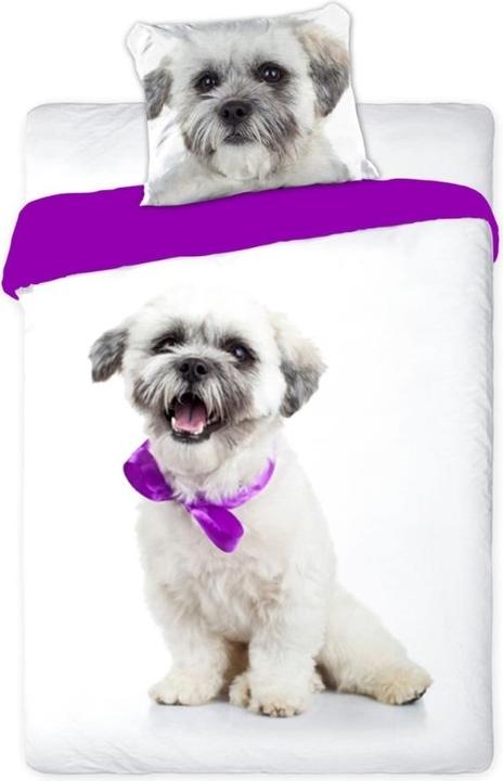 Actual product image MCU Lille sød dog Sengetøj 140x200 cm - 100 procent bomuld