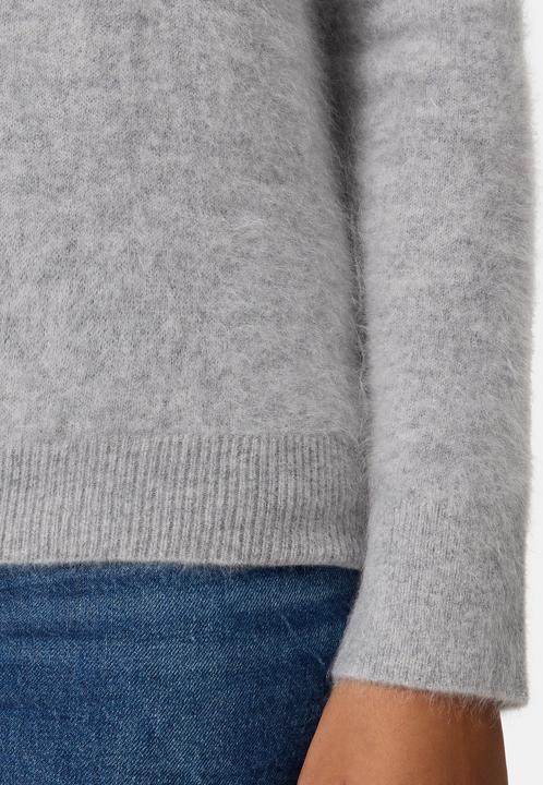 Immagine prodotto Cash-Mere Brushed Kaschmir Pullover mit kurzem Stehkragen (XS)