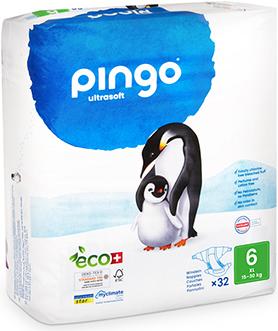 Produktbild Pingo Ökowindeln (Gr. 6, Tragepack, 64 Stück)