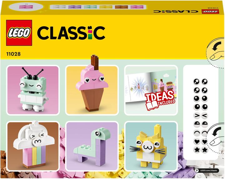 Actual product image LEGO 11028 Pastel Creative Construction Set (11028, LEGO Classic)