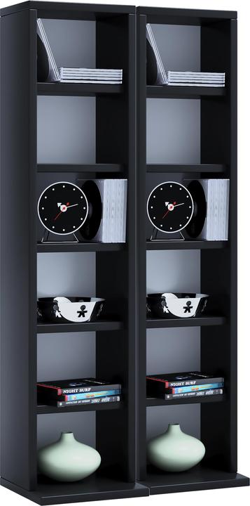 Image du produit VCM Bois CD DVD Stand Étagère Milano (42 x 20 x 92 cm)