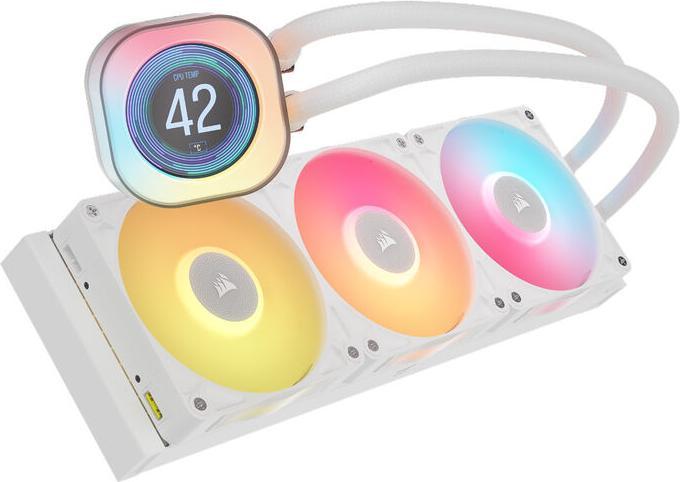 Actual product image Corsair iCUE LINK TITAN 360 RX LCD White