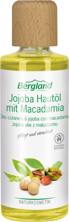 Image du produit Bergland Huile de jojoba pour la peau à l'huile de macadamia (Huile pour le corps, 125 ml)