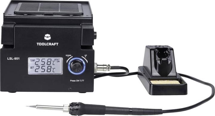 Image du produit Toolcraft Station de soudage avec éclairage LED et aspiration des fumées de soudage