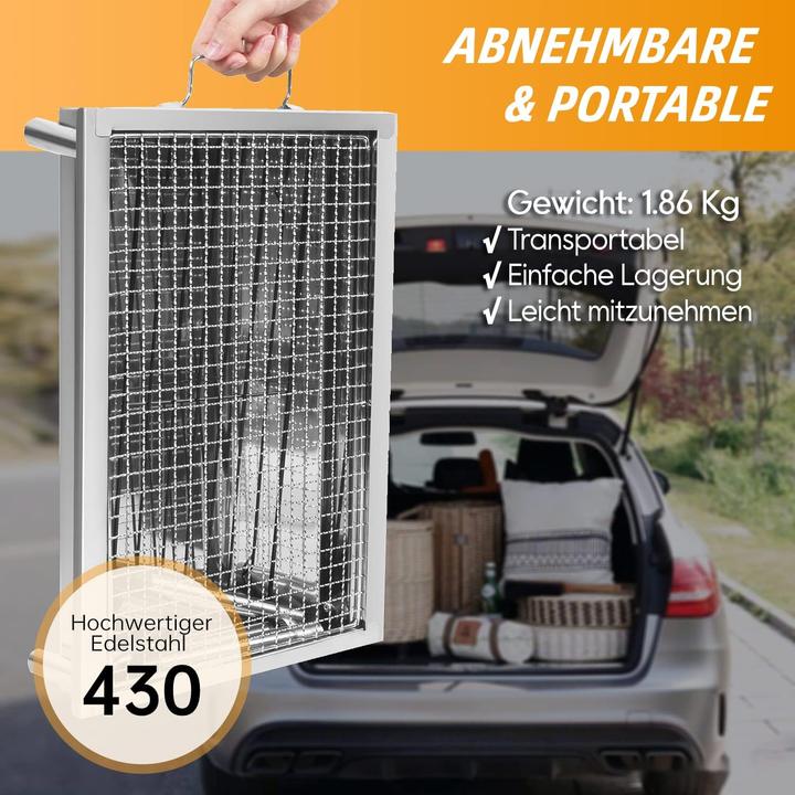 Immagine prodotto Sunjas Barbecue da campeggio (40 cm)