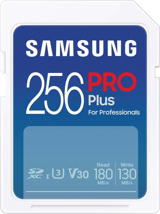 Samsung PRO Plus (256 GB, SDXC, U3, UHS-I)