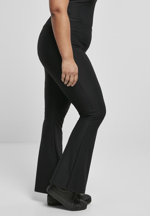 Produktbild Urban Classics Ladies High Waist Rib Boot Cut Leggings (XL)