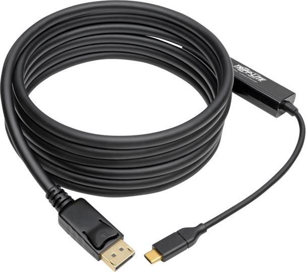 Actual product image Eaton USB-C to DisplayPort Active Adapter Cable M/M 4K 60 10ft. 3.1m (3.05 m, DisplayPort)