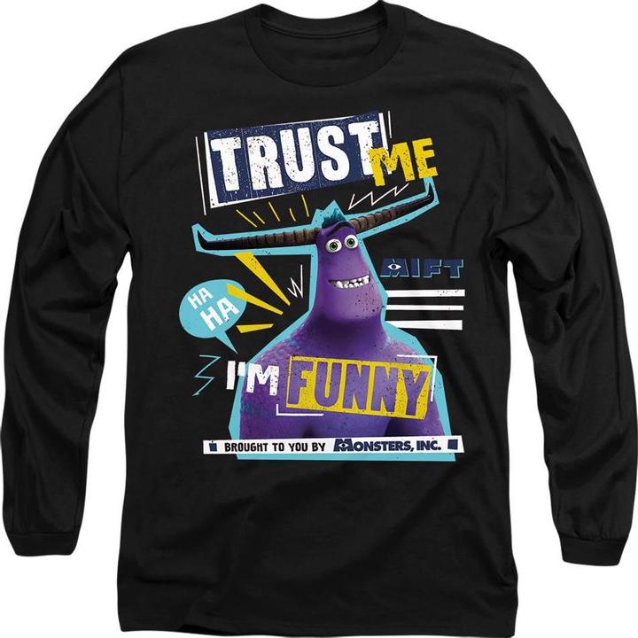 Actual product image Monsters at Work Unisex Adult Trust Me, I'm Funny Tylor T-Shirt (S)