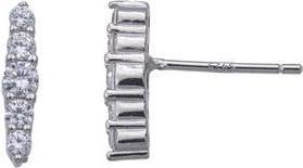 Image du produit Passion Boucles D'Oreilles Argent Rhodie - Zirconia (COU BIJOU)