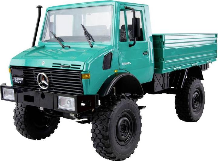 Immagine prodotto Amewi 22660 Unimog Advanced, benzina 1:12 modello di camion elettrico RC RtR (RTR pronto all'uso)