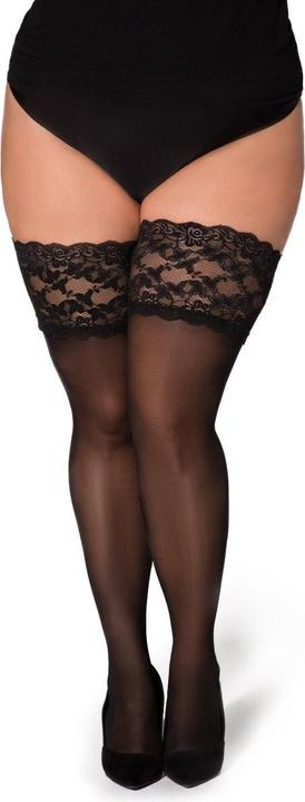 Produktbild Legg Story halterlose Strümpfe Paloma schwarz von XTra Size