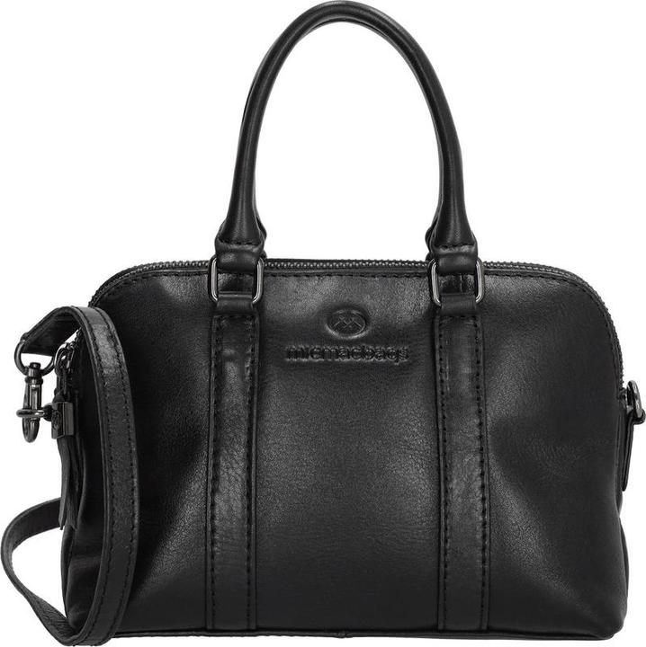 Actual product image Micmacbags Porto Compact Crossbody Shoulder Body Handbag - Black