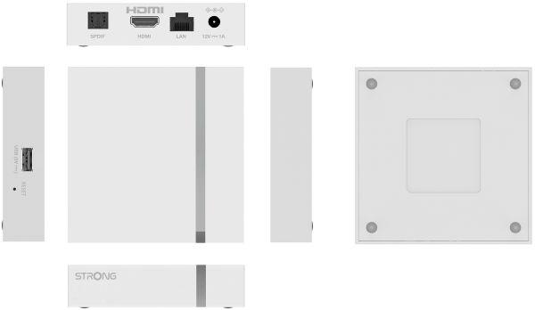 Actual product image Strong LEAP-S3+ V2 4K UHD Box (16 GB, Android 11)
