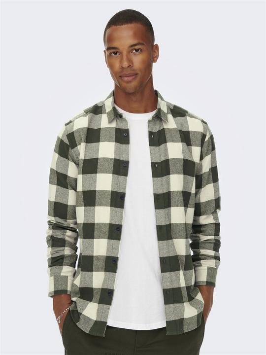Actual product image Only & Sons Checked long sleeve shirt (XS)