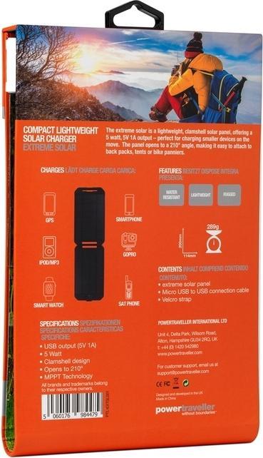 Image du produit Powertraveller Extreme Solar (5 W, 0.29 kg)