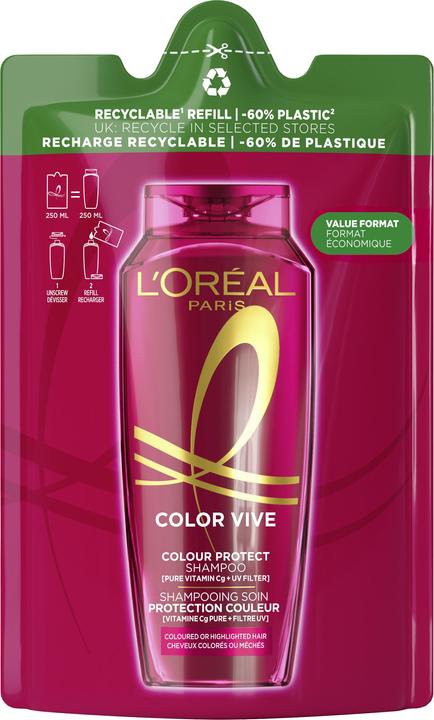 L'Oréal Paris Elseve Colorvive/Vibrancy (250 ml, Flüssiges Shampoo)