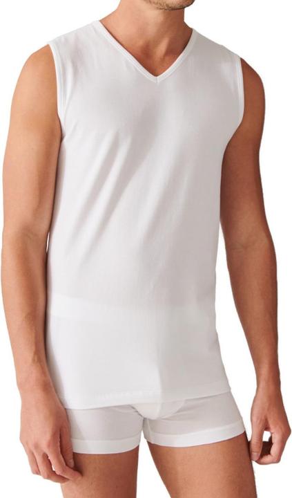 Produktbild Schiesser 4er-Pack - 95/5 - Organic Cotton Tank Top / Unterhemd mit V-Ausschnitt (M)