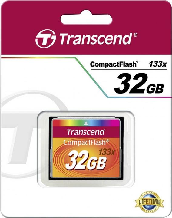 Actual product image Transcend Ts32gcf133 (32 GB, CF, U1, UHS-III)