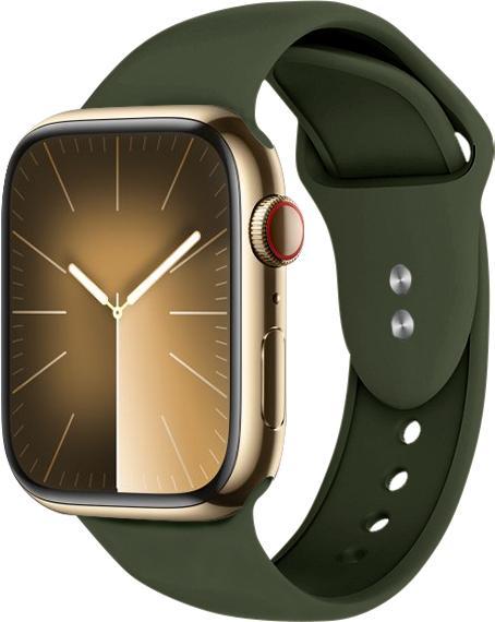 Actual product image Crong Liquid - Apple Watch Armband 38/40/41 mm (grün) (Liquid silicone)
