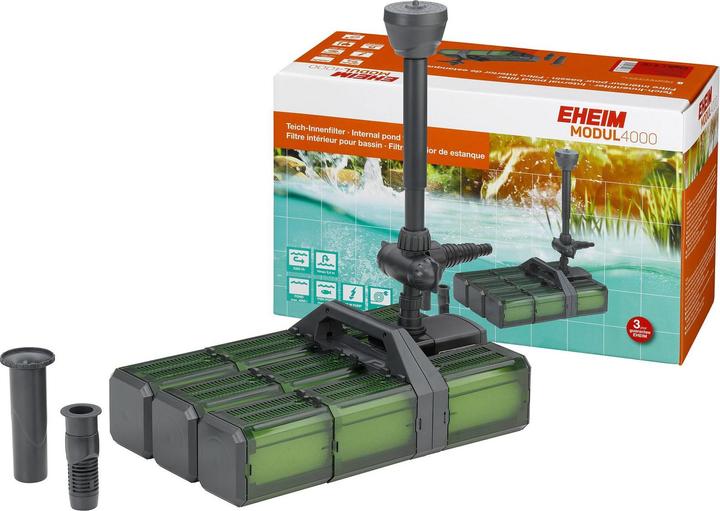 Actual product image Eheim Modul 4000 internal pond filter and water feature pump, 2300 l/h 38 W
