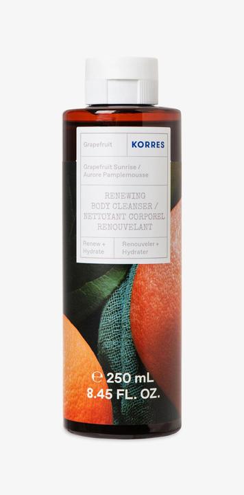 Actual product image Korres Grapefruit Sunrise Renewing Body Cleanser (250 ml)