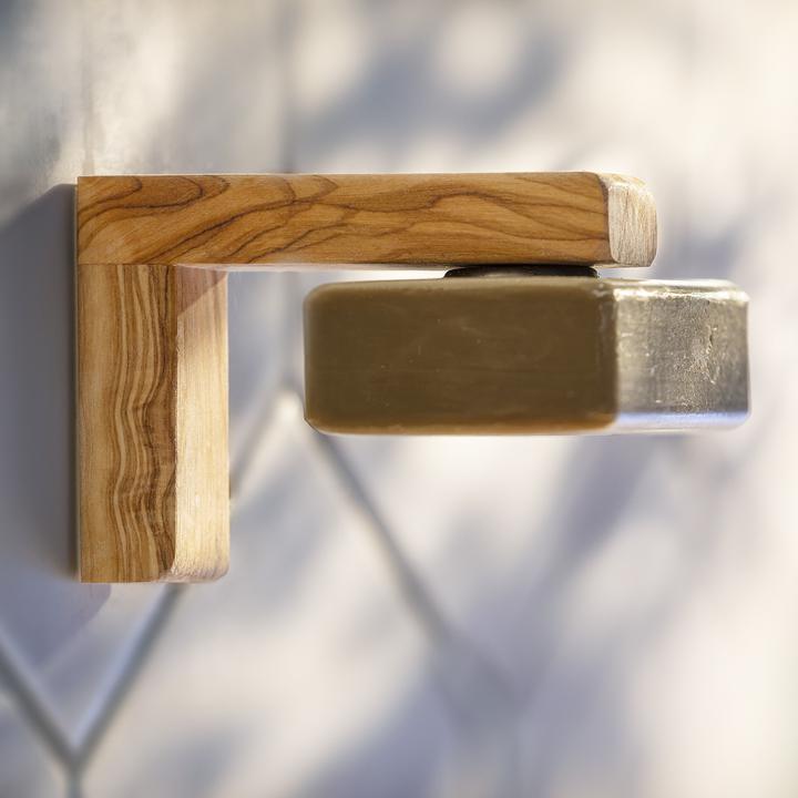 Immagine prodotto Vivi Soaps Porta sapone in legno d'ulivo con magnete