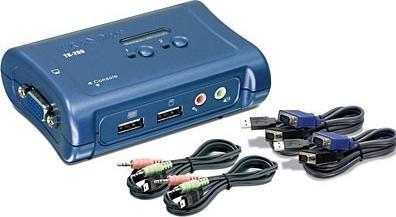 Produktbild Trendnet TK-209K 2-facher USB-KVM-Umschaltersatz mit Audio