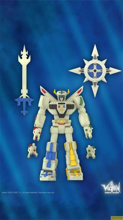 Actual product image Super7 Voltron: Defender of the Universe Ultimates Action Figure Voltron (Lightning Glow) 18 cm