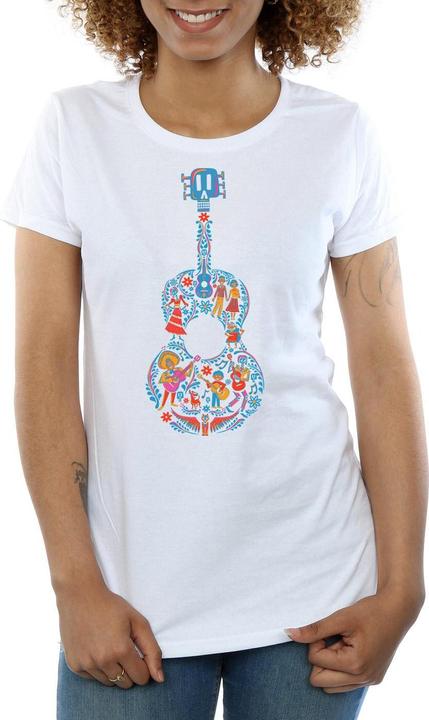 Immagine prodotto Disney Coco Guitar Pattern Maglietta Donna (XL)