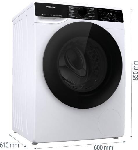 Produktbild Hisense WF5V144BW/BLX (10 kg, Links)