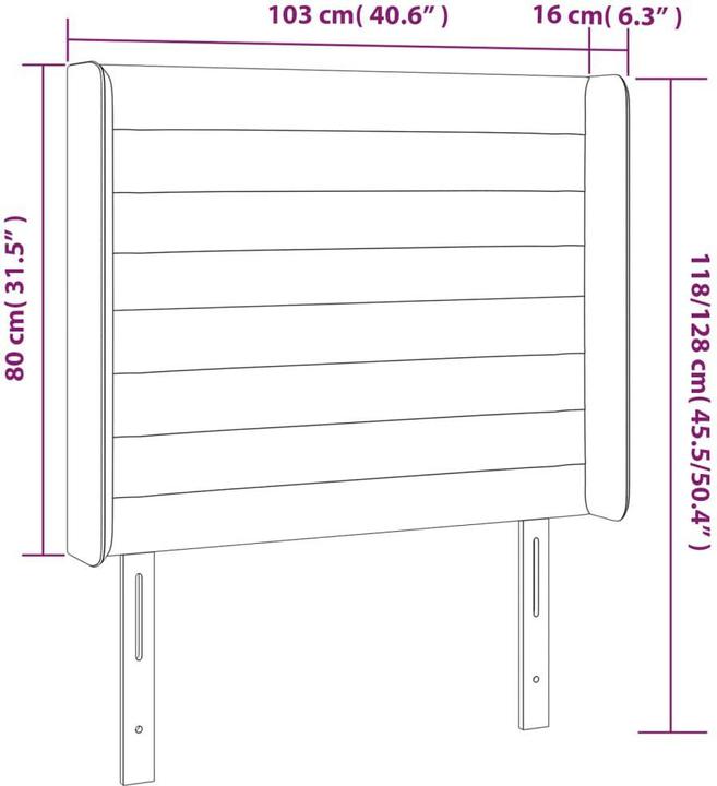 Produktbild VidaXL Kiriakoula (103 x 16 x 128 cm)