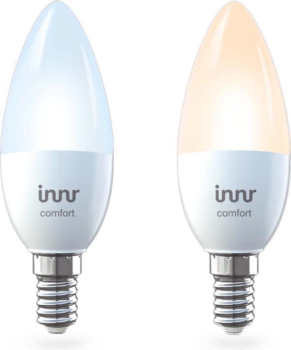 Actual product image Innr Smart Candle RB 249 T-2 comfort (zigbee 3.0) 2-pack (E14, 550 lm, 2 x, E)