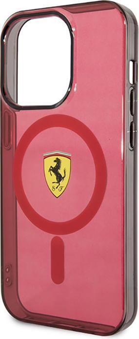Immagine prodotto Ferrari FEHMP14LUKR Custodia rigida per iPhone 14 Pro 6.1" rosso/rosso Traslucida Magsafe (Apple iPhone 14 Pro)