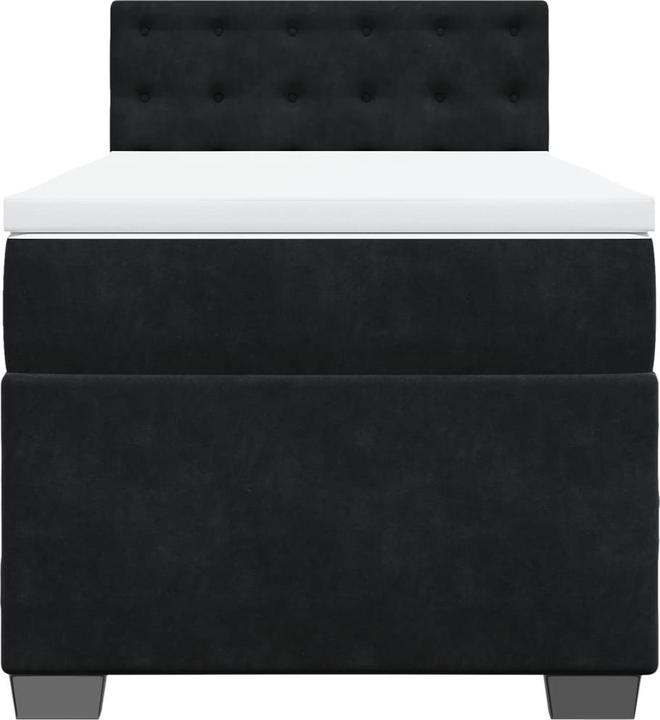 Image du produit VidaXL Bo x lit de saut avec matelas 90 x 190 cm velours (90 x 190 cm, 90 x 190 cm)