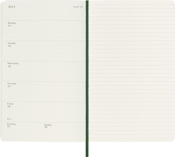 Produktbild Moleskine Notizkalender (A5, Englisch)