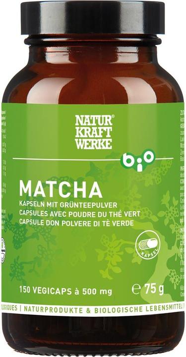 NaturKraftWerke Matcha Vegicaps à 500mg Bio/kbA (1 Stück, Kapseln, 281 g)
