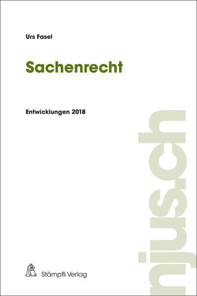 Actual product image Sachenrecht (German, Urs Fasel, 2019)