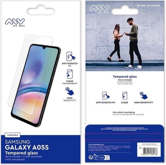 Immagine prodotto My Way Pellicola in vetro antigraffio Samsung Galaxy A05S (1 Pezzo/i, Samsung Galaxy A05s)